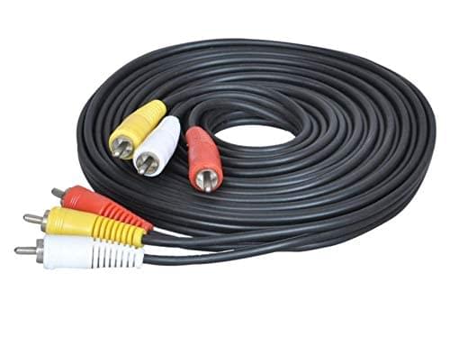 3RCA-3RCA Male to Male Audio-Video Cable -L- Compatible for Set-Top Box, LED/LCD, TV, DVD Player, Home-Theatre, AV Receivers and More (6 Feet) offers donot miss 3RCA-3RCA Male to Male Audio-Video Cable -L- Compatible for Set-Top Box, LED/LCD, TV, DVD Player, Home-Theatre, AV Receivers and More (6 Feet) offers donot miss