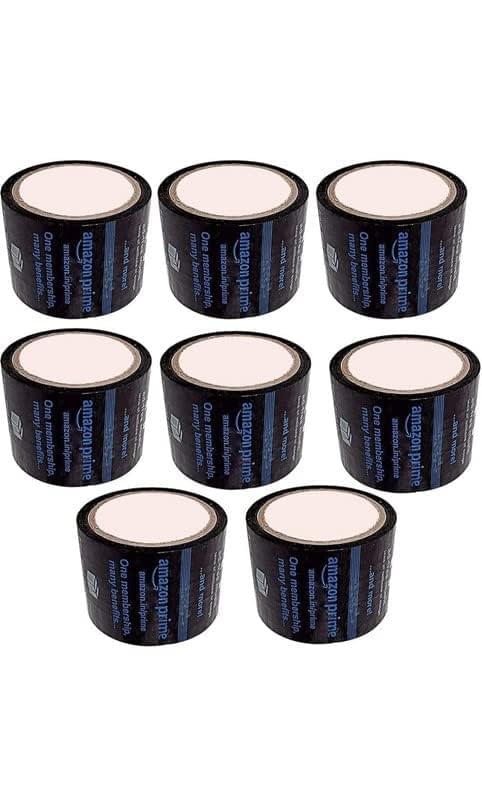 Wellkart Amazon Branded prime Packaging Tape length 65 Meters (3 inch,72 mm) 40 micron_pack of 8 offers donot miss Wellkart Amazon Branded prime Packaging Tape length 65 Meters (3 inch,72 mm) 40 micron_pack of 8 offers donot miss