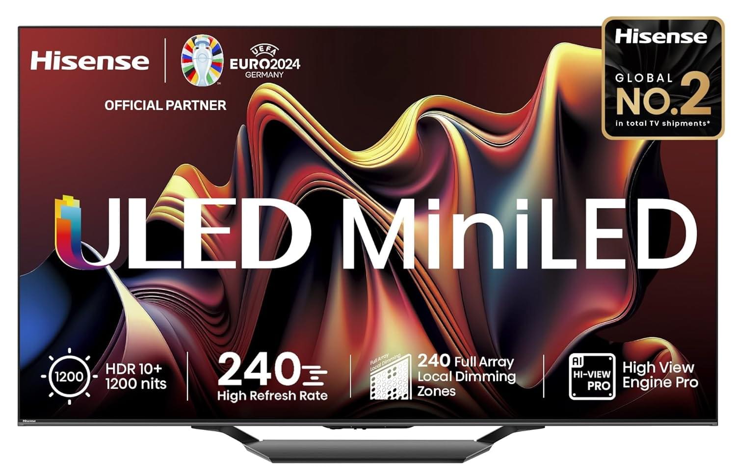Hisense 139 cm (55 inches) U7N Series 4K Ultra HD Smart QLED Mini LED TV 55U7N (Black) offers donot miss Hisense 139 cm (55 inches) U7N Series 4K Ultra HD Smart QLED Mini LED TV 55U7N (Black) offers donot miss