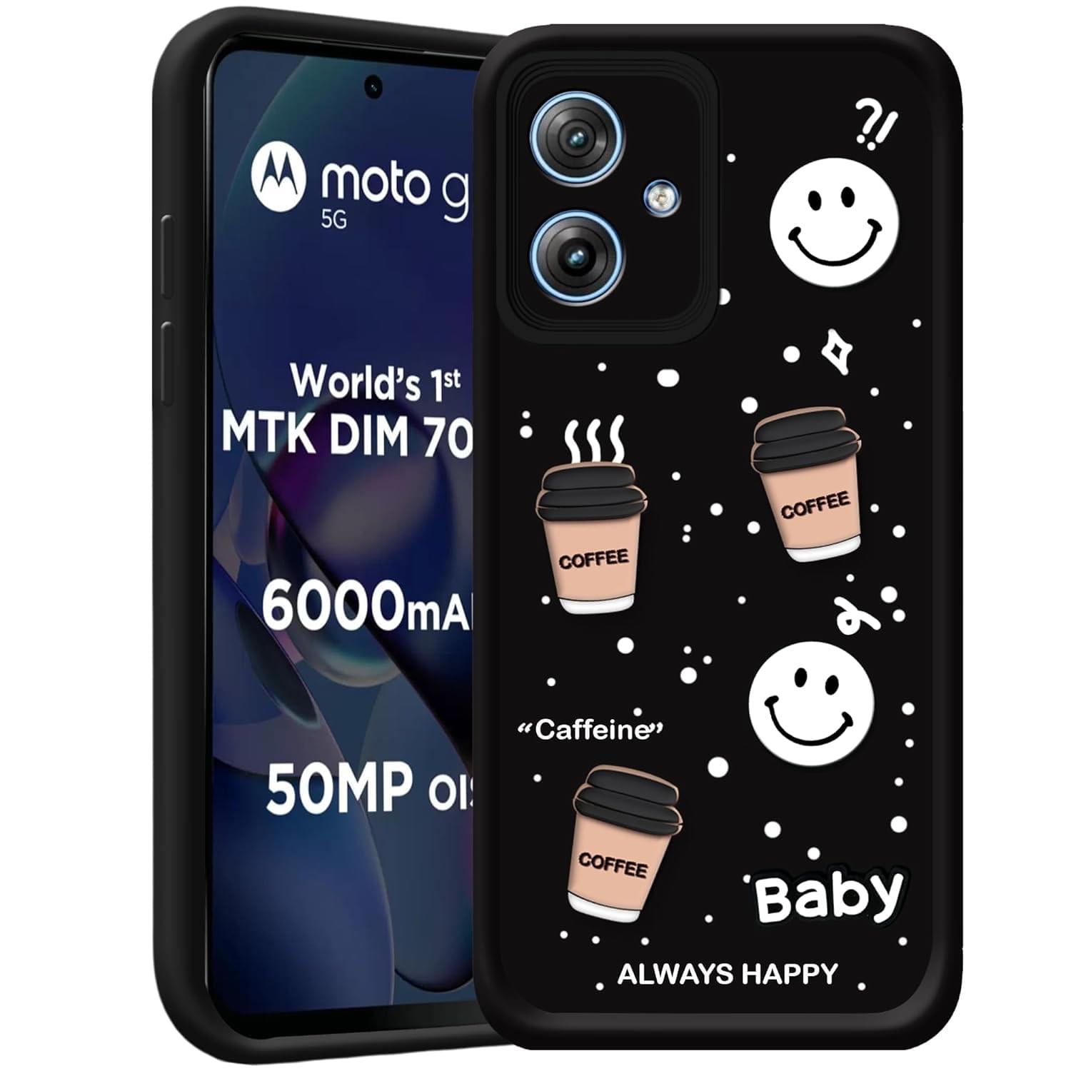 amazon basics Back Case Cover Compatible for Motorola Moto G64 | Cute Fun Cartoon 3D Ball | Coffee Silicone Case | Camera Protection | Body Protection | Shock Proof | Color Black offers donot miss amazon basics Back Case Cover Compatible for Motorola Moto G64 | Cute Fun Cartoon 3D Ball | Coffee Silicone Case | Camera Protection | Body Protection | Shock Proof | Color Black offers donot miss